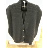 Gilet sans manches maille noir