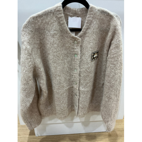 Gilet beige  LOVE