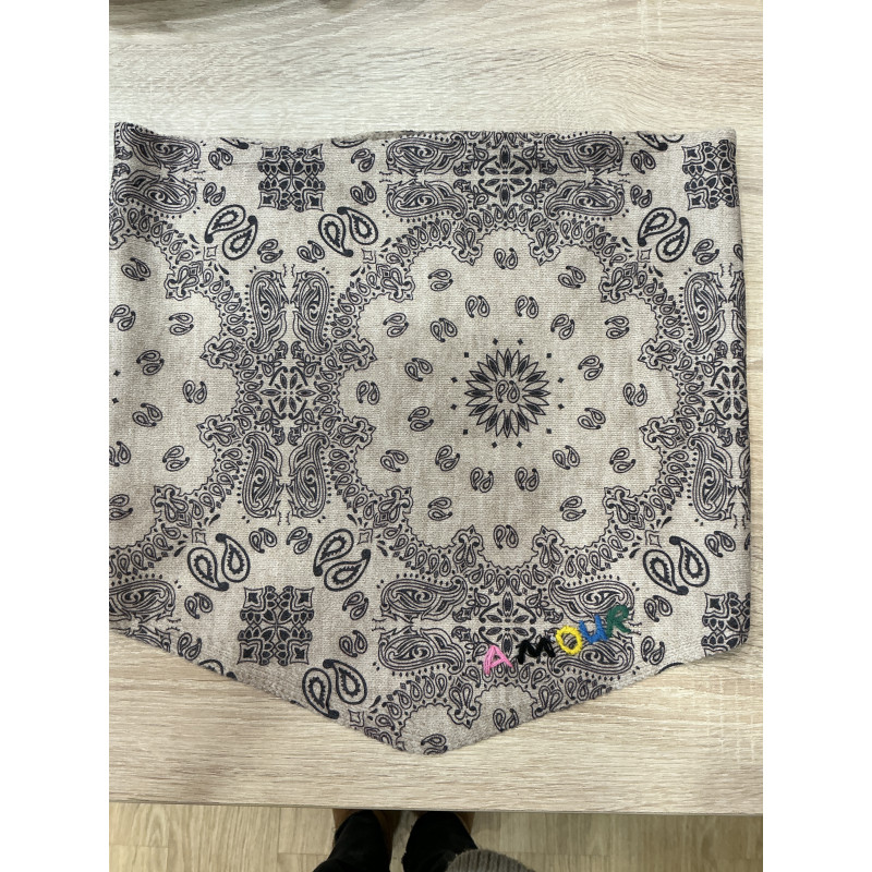 Foulard triangle bandana AMOUR
