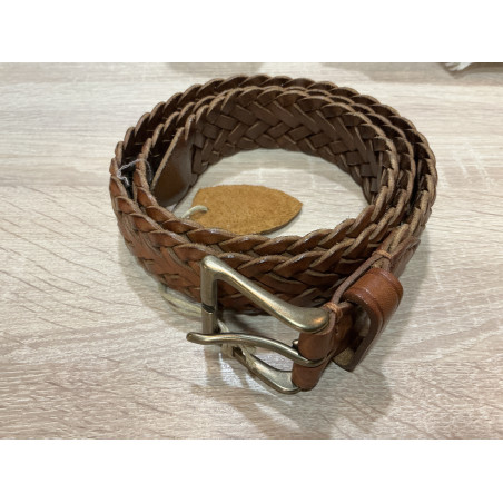 Ceinture tressée camélia