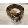 Ceinture tressée camélia