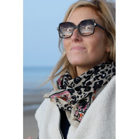 Foulard Jungle beige