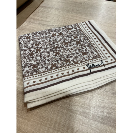 Foulard liberty choco