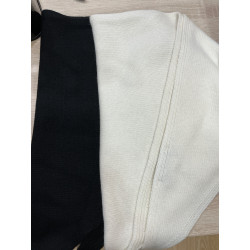 Foulard triangle uni beige