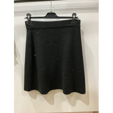 Jupe courte pierres noirs