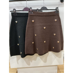 Jupe courte coeur