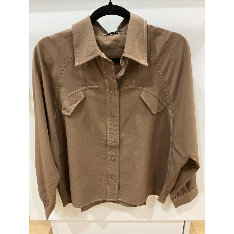 Chemise Carole camel
