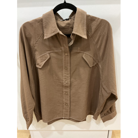 Chemise Carole camel