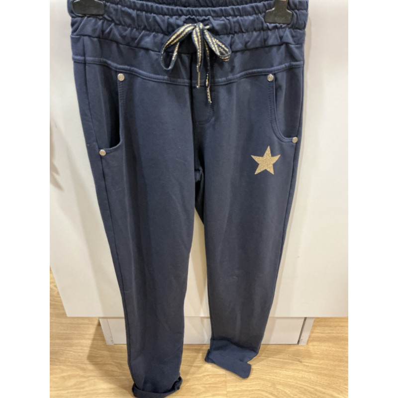Pantalon jogging marine