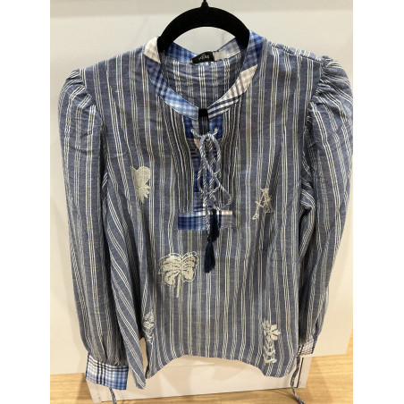 Blouse Lou bleu
