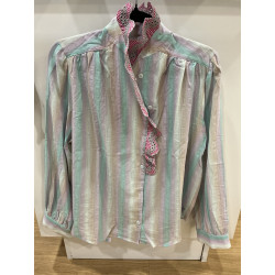 Chemise volant rainbow