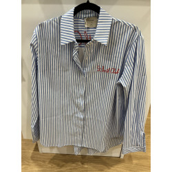 Chemise rayée bleu SAINT BARTH