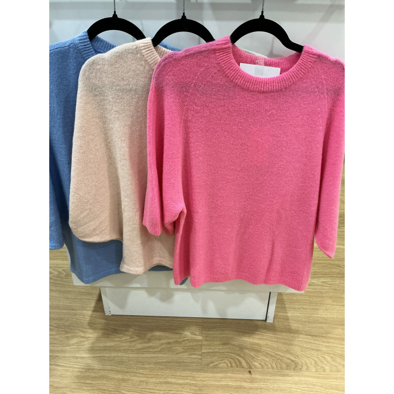 Pull alpaga manches chauve souris