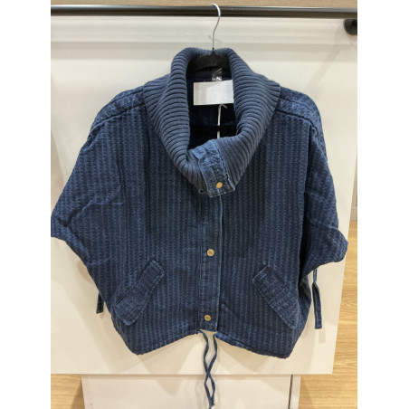 Veste Honorine bleu foncé