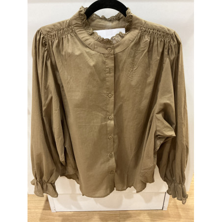 Chemise Kim camel