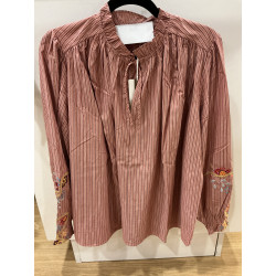 Blouse Daniele rayée orchidée
