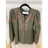 Blouse Colette Kaki