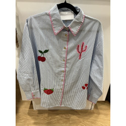 Chemise rayée Cerise