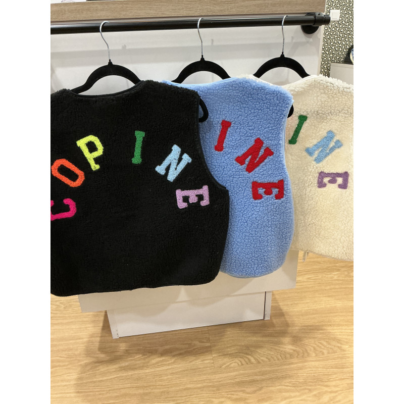 Gilet sans manches moumoute Copine