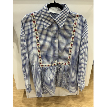 Chemise vichy bleu