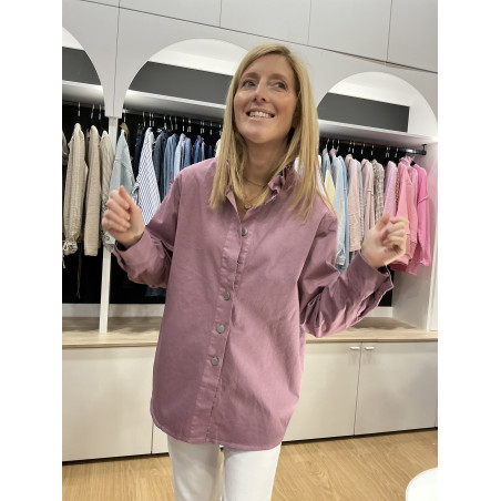 Surchemise lilas