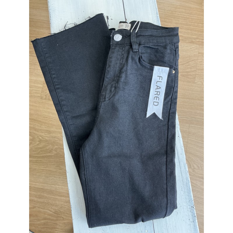 Jeans flared 7/8 Classic noir