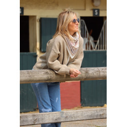 Foulard Fleurs Roses