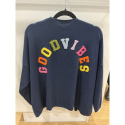 Gilet marine GOOD VIBES