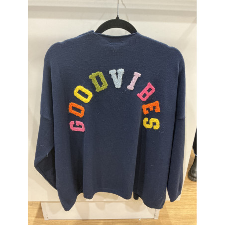 Gilet marine GOOD VIBES