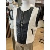 Veste sans manches réversible noir