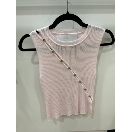 Débardeur Palmiers rose