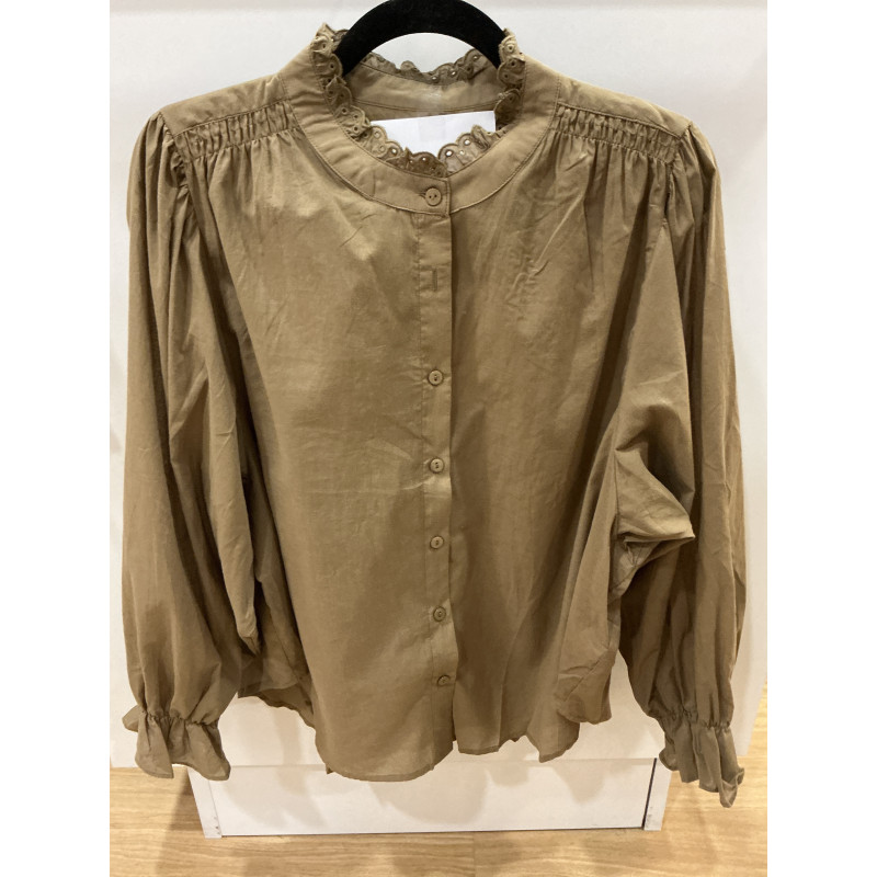 Chemise Kim camel