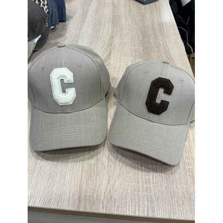 Casquette taupe