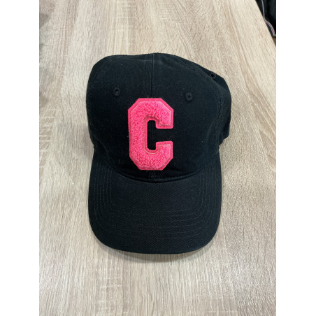 Casquette noir et rose fluo