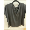 T-shirt uni colV noir