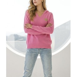 Pull à capuche coeur