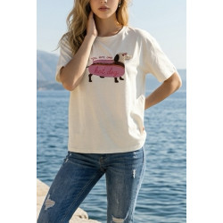 T-shirt Teckel HOT DOG