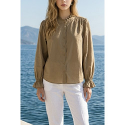 Chemise Kim camel