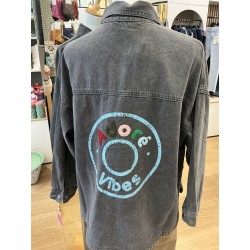 Surchemise jeans gris Adoré